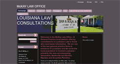Desktop Screenshot of mckaylaw.net